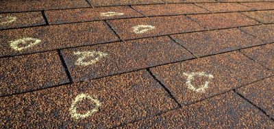 hail damaged roof