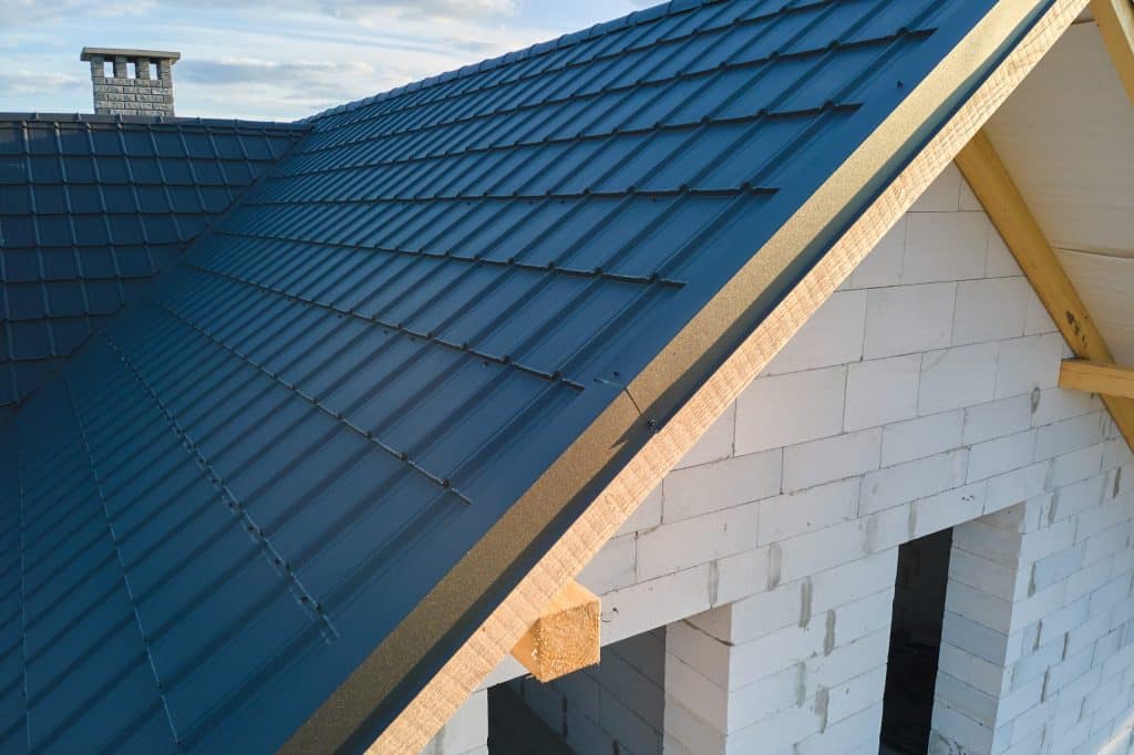 metal roof installation