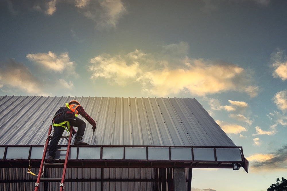 Professional roof inspection