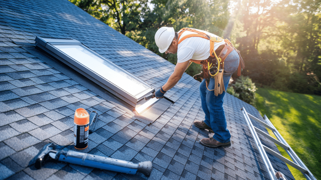 Roof leak repair